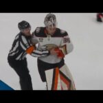 John Gibson, Petr Mrazek Nearly Get Into Goalie Fight After Massive Scrum