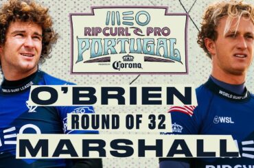 Liam O'Brien vs Jake Marshall | MEO Rip Curl Pro Portugal 2024 - Round of 32 Heat Replay