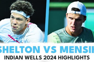 Exciting Ben Shelton vs Jakub Mensik Highlights | Indian Wells 2024