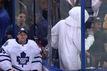 Gotta See It: Bernier accidentally spits on ice crew