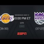 Los Angeles Lakers @ Sacramento Kings | NBA on ESPN Live Scoreboards