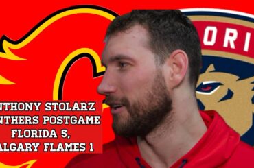 Anthony Stolarz, Panthers Postgame: Florida 5, Calgary Flames 1