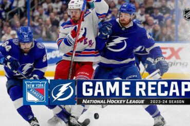 Rangers @ Lightning 3/14 | NHL Highlights 2024