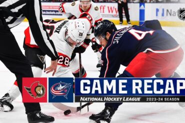 Senators @ Blue Jackets 3/14 | NHL Highlights 2024