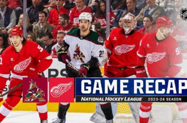 Coyotes @ Red Wings 3/14 | NHL Highlights 2024