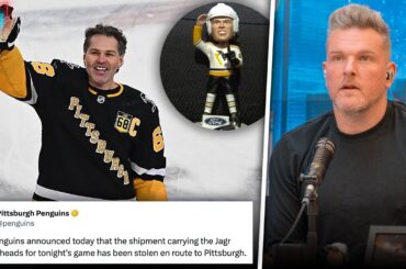 A Shipment Of Jagr Bobbleheads Were Stolen On Route To Pittsburgh Penguins Game | Pat McAfee Reacts