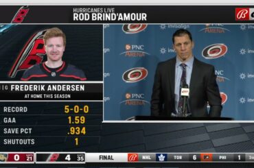 Rod Brind'Amour PostGame Interview | Florida Panthers vs Carolina Hurricanes