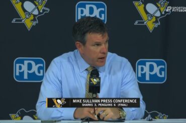 Mike Sullivan PostGame Interview | San Jose Sharks vs Pittsburgh Penguins