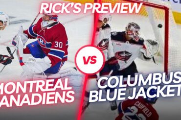 Rick's Preview Canadiens vs CBJ Game  #65 03/12/24