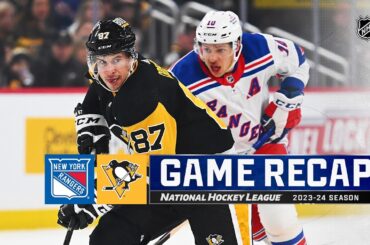 Rangers @ Penguins 3/16 | NHL Highlights 2024