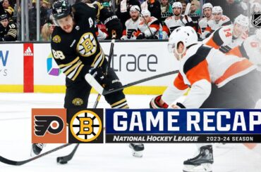 Flyers @ Bruins 3/16 | NHL Highlights 2024