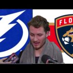 Matthew Tkachuk, Panthers Postgame: Tampa Bay Lightning 5, Florida 3