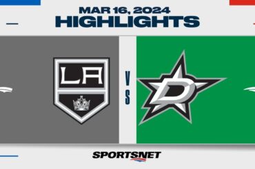 NHL Highlights | Stars vs. Kings - March 16, 2024