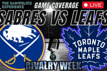 Buffalo Sabres vs Toronto Maple Leafs LIVE STREAM NHL Game Audio | Leafs Live Gamecast