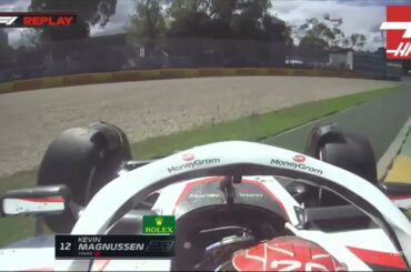 Kevin Magnussen's short excursion on the gravel #AustralianGP 2023