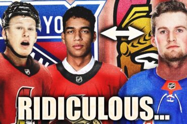 Ridiculous NHL Trade Rumours: BRADY TKACHUK & 3RD OVERALL FOR 1ST PICK LAFRENIERE (Senators/Rangers)