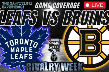 Toronto Maple Leafs vs Boston Bruins LIVE STREAM NHL Game Audio | Leafs Live Gamecast