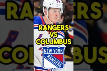 New York Rangers END 10 GAME WIN STREAK Against Columbus Blue Jackets! #hockey #rangers #nhl #shorts