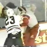 Bob Probert vs Stu Grimson (Chicago Feed) - Feb 14, 1993