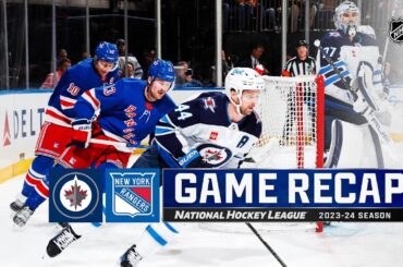 Jets @ Rangers 3/19 | NHL Highlights 2024