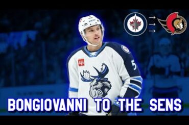 Ottawa Senators Acquire Wyatt Bongiovanni From the Winnipeg Jets!! Jets Fan Reaction!!