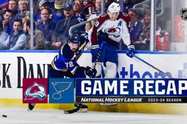 Avalanche @ Blues 3/19 | NHL Highlights 2024