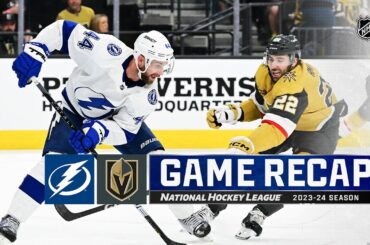 Lightning @ Golden Knights 3/19 | NHL Highlights 2024