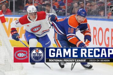 Canadiens @ Oilers 3/19 | NHL Highlights 2024