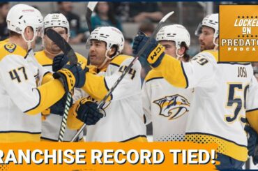 Nashville Predators Tie Franchise Record Point Streak with 8-2 Win and It's a BIG Deal