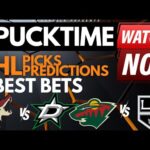 NHL Predictions, Picks & Odds | Maple Leafs vs Capitals | Wild vs Kings | PuckTime Mar 20