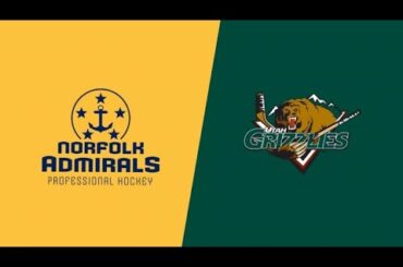 ECHL Live - Norfolk Admirals vs. Utah Grizzlies on FloHockey