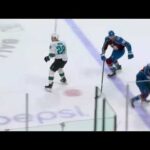 Alex Barabanov gets an assist on Meier's goal vs Avalanche (31 mar 2022)