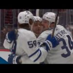 Maple Leafs' Tyler Bertuzzi Pads Lead Off No-Look Dime From Auston Matthews