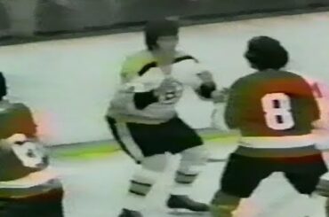 Dave Schultz vs Terry O'Reilly Round 3 & Bobby Clarke scores the OT game winning goal