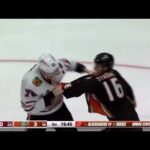 Ryan Strome vs Alex Vlasic - Retaliation for Leo Carlsson KNEE ON KNEE incident