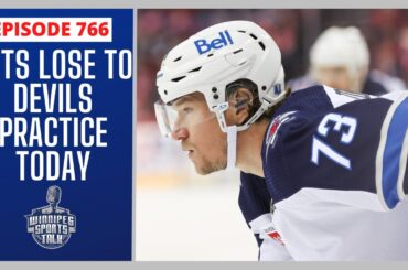 Winnipeg Jets lose to New Jersey Devils, practice today
