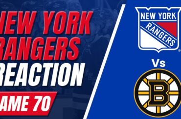 Ranger Fan Reaction Game 70┃NYR-5 BOS-2! PANARIN SCORES A HATTRICK AS THE RANGERS BEAT THE BRUINS!