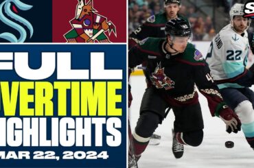 Seattle Kraken at Arizona Coyotes | FULL Overtime Highlights - March 22, 2024