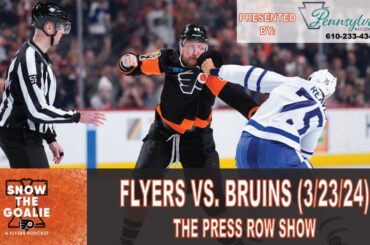 Philadelphia Flyers vs. Boston Bruins (3/23/24) - The Press Row Show: Pregame, INTs, Postgame