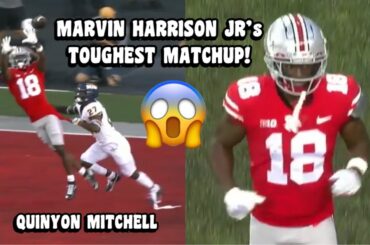 Marvin Harrison Jr Vs Quinyon Mitchell 🔥 (2024 NFL Draft) WR Vs CB Matchup