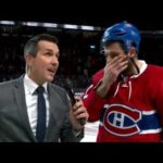 Alex Radulov speaks french - 1st star vs. Flyers 2016-10-24