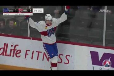 HABS PROSPECT DAVID REINBACHER SCORES IN HIS FIRST AHL GAME!