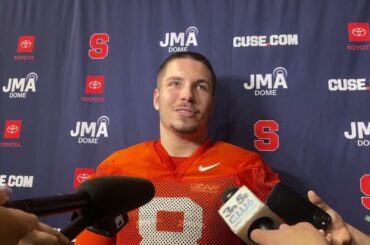 Justin Barron Interview | Spring Practice 2