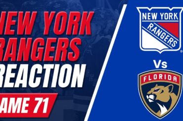 Ranger Fan Reaction Game 71┃FLA-3 NYR-4! PANARIN LEADS THE RANGERS TO TWO HUGE POINTS!