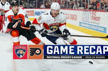 Panthers @ Flyers 3/24 | NHL Highlights 2024