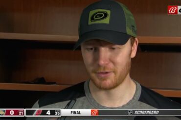 Frederik Andersen PostGame Interview | Florida Panthers vs Carolina Hurricanes