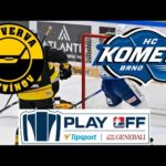 Čtvrtfinále play off - 4. zápas: HC Verva Litvínov - HC Kometa Brno 1:5 (Sestřih)