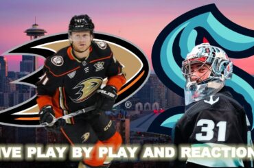 Anaheim Ducks vs Seattle Kraken Live Play-By-Play & Reactions