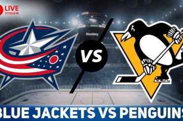 Columbus Blue Jackets vs Pittsburgh Penguins LIVE GAME REACTION & PLAY-BY-PLAY | NHL Live stream