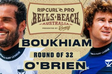 Liam O'Brien vs Ramzi Boukhiam | Rip Curl Pro Bells Beach presented by Bonsoy - Round of 32